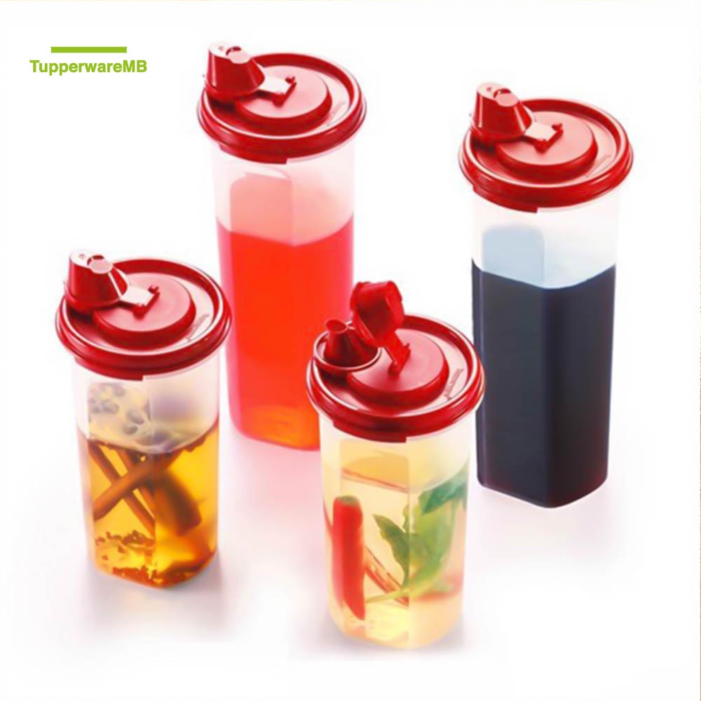 Bình Stor N Pour trữ đa năng TUPPPERWARE chất liệu trong suốt nắp bật tiện dụng đa năng