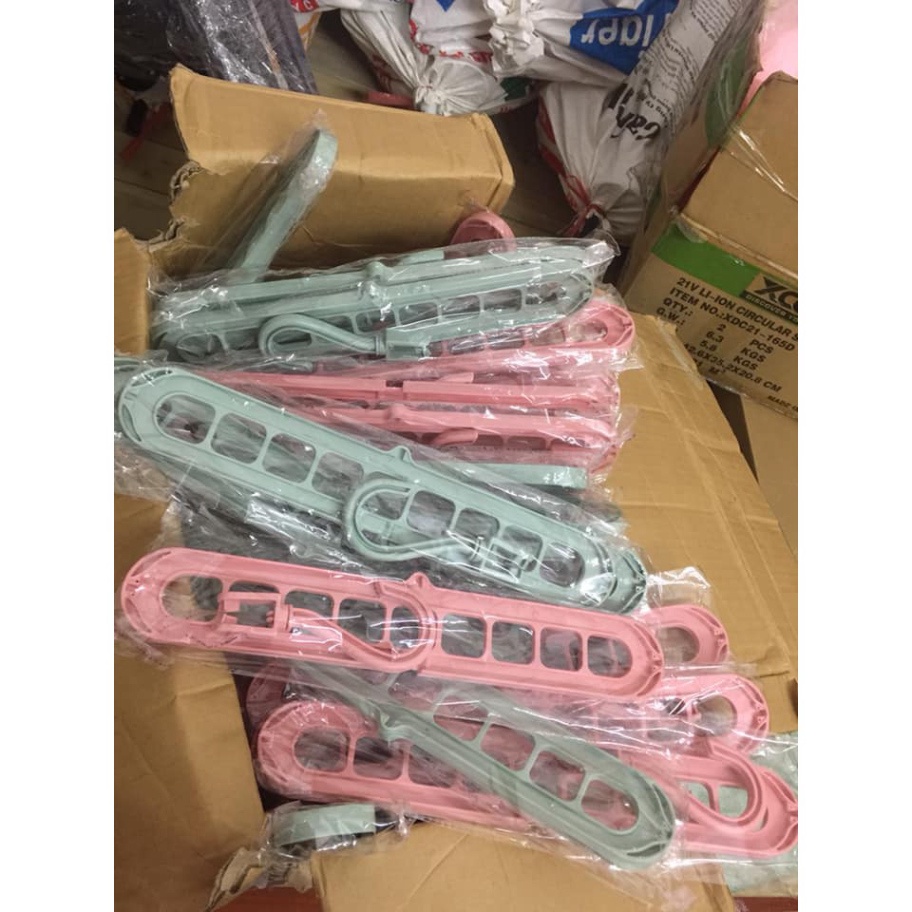 MÓC TREO QUẦN ÁO, MÓC TREO ĐỒ 9 Ô ĐA NĂNG