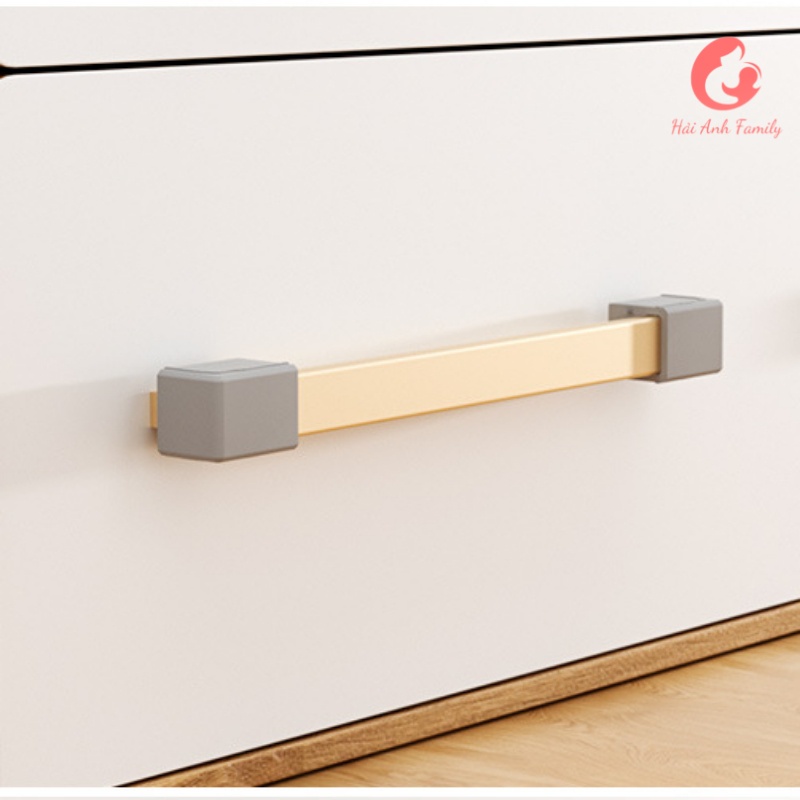 Bọc silicon chặn tay nắm tủ kéo, tủ đồ chống va chạm, an toàn cho bé