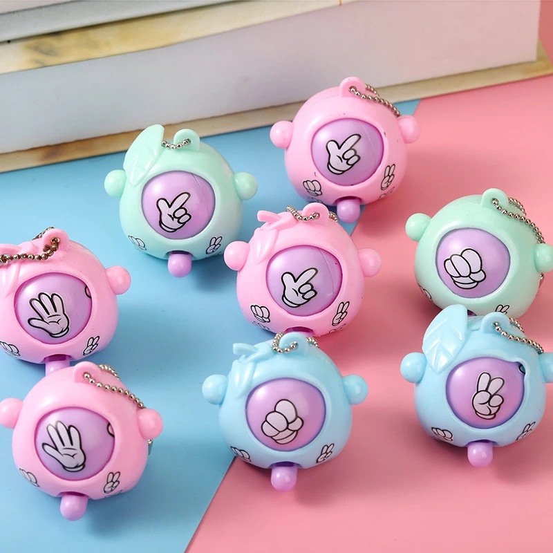 Móc khóa trứng chơi kéo búa bao đáng yêu xinh xắn