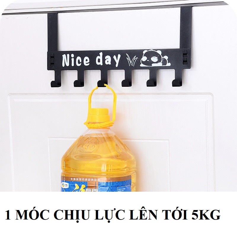 Móc treo quần áo, túi xách, chìa khóa, đồ cá nhân gài cửa chịu lực tốt chắc chắn