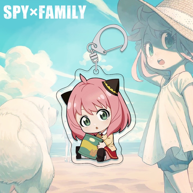 Móc Khóa Nhựa Acrylic In Hình Nhân Vật Phim Anime Dễ Thương