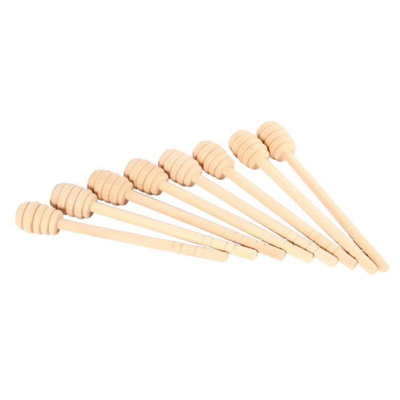 Set 55 Que Gỗ Lấy Mật Ong 6 Inch Tiện Dụng