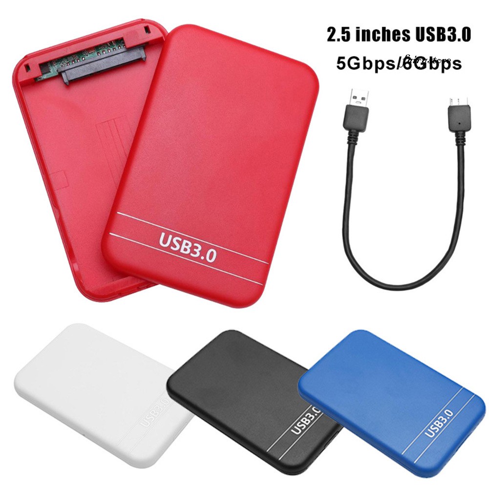 Hộp Đựng Ổ Cứng Ngoài Fs + 2.5inch Sata Usb 3.0 Cho Pc