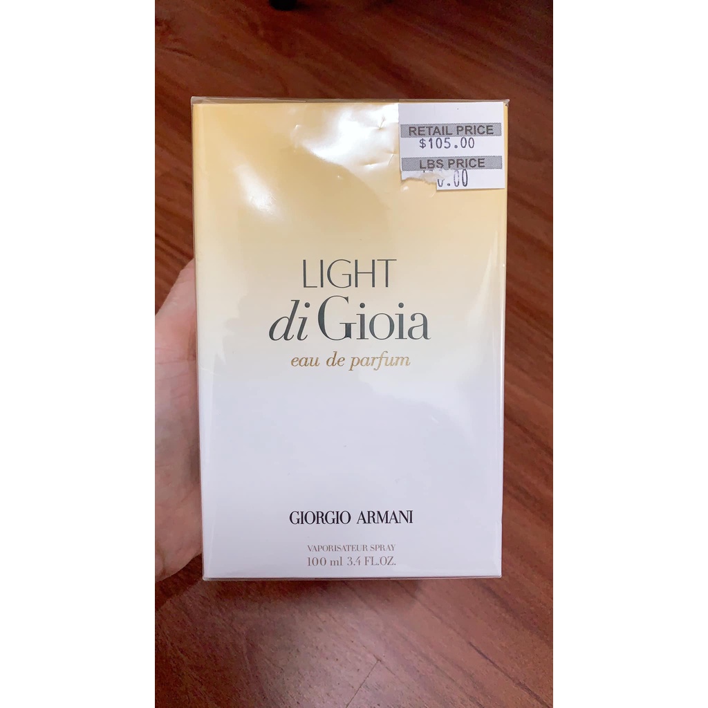 NƯỚC HOA NỮ GIORGIO ARMANI LIGHT DI GIOIA EDP 100ML