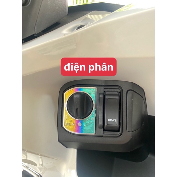 Tem Titan Dán Ốp Ổ Khoá Smarkey Vario160, Lead 2022, Vision 2021,Sh350i