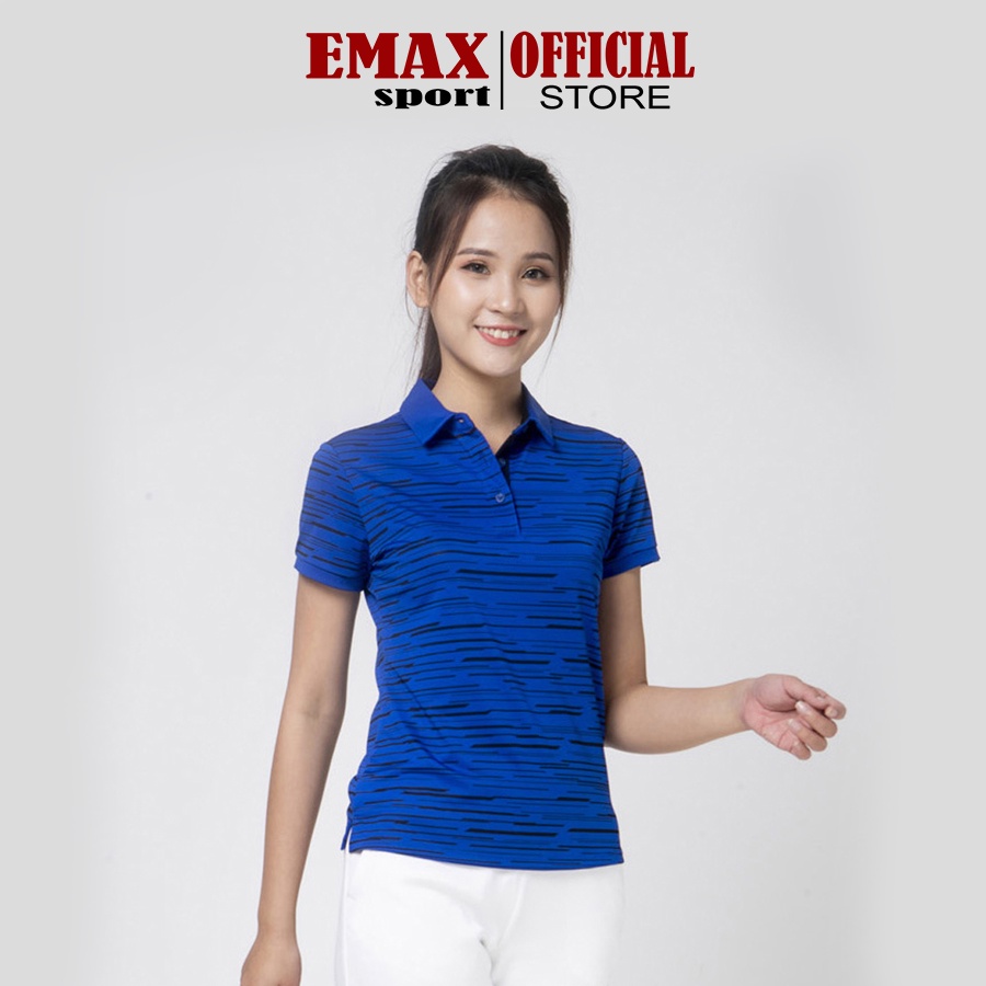 Áo Tennis Cổ Trụ Nữ Donexpro, Vải Thun Thể Thao Thoáng Mát AC- 3386