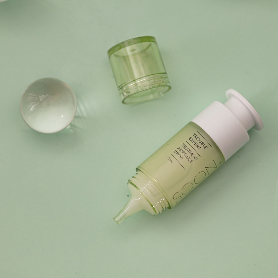 Tinh chất giảm mụn, làm dịu SOON+ Trouble Expert Treatment Ampoule Drop 15ml Soon plus Soonplus