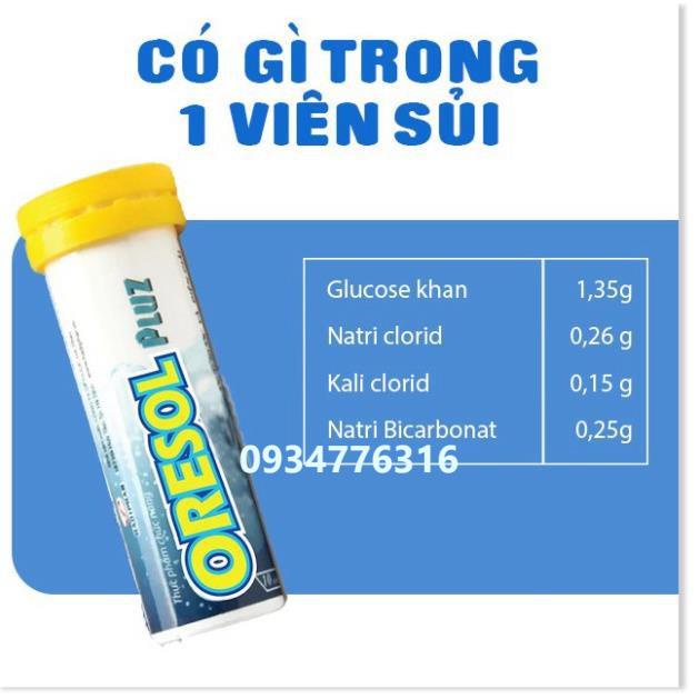 ✅  Viên sủi Oresol Pluz -Giải Khát, Bù nước và Điện giải