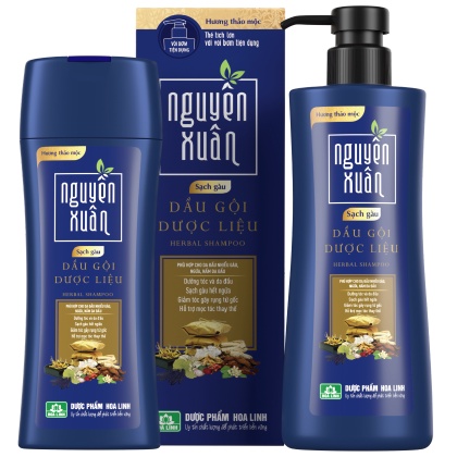 Dầu gội Dược liệu Nguyên Xuân Sạch gàu - Dành cho tóc gàu, ngứa