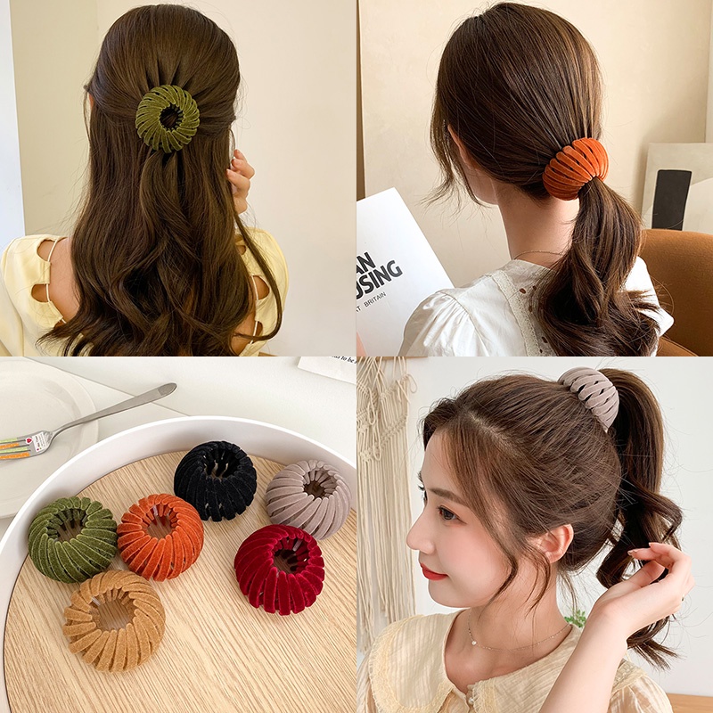Kẹp Tóc Hình Tổ Chim Phong Cách Hàn Quốc Cho Nữ