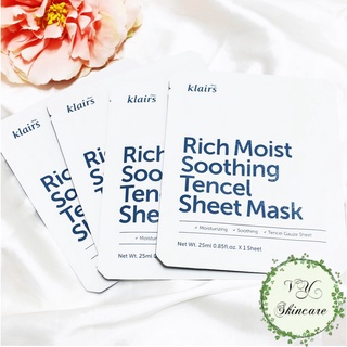 Mặt nạ dưỡng ẩm Klairs Rich Moist Soothing Tencel Sheet Mask