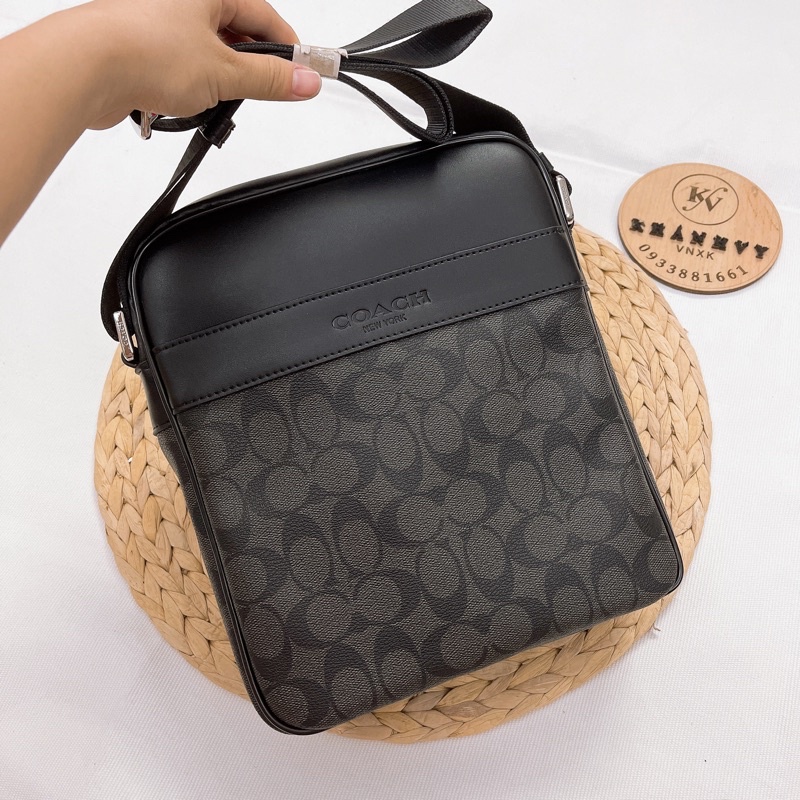 ‼️Rẻ nhất Shopee‼️Túi Coach nam da thật