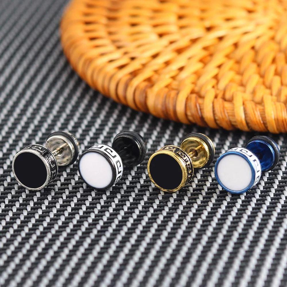 Bông Tai Hình Tròn Phong Cách Punk Đường Phố Hàn Quốc Thời Trang Cho Nam Và Nữ