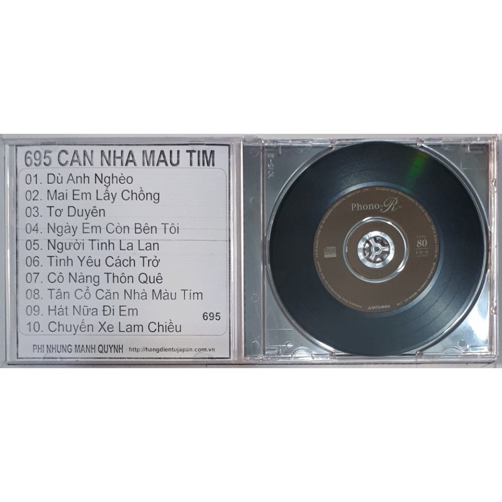 Bộ 3 CD ca sĩ mạnh quỳnh ( 385 - 695 )