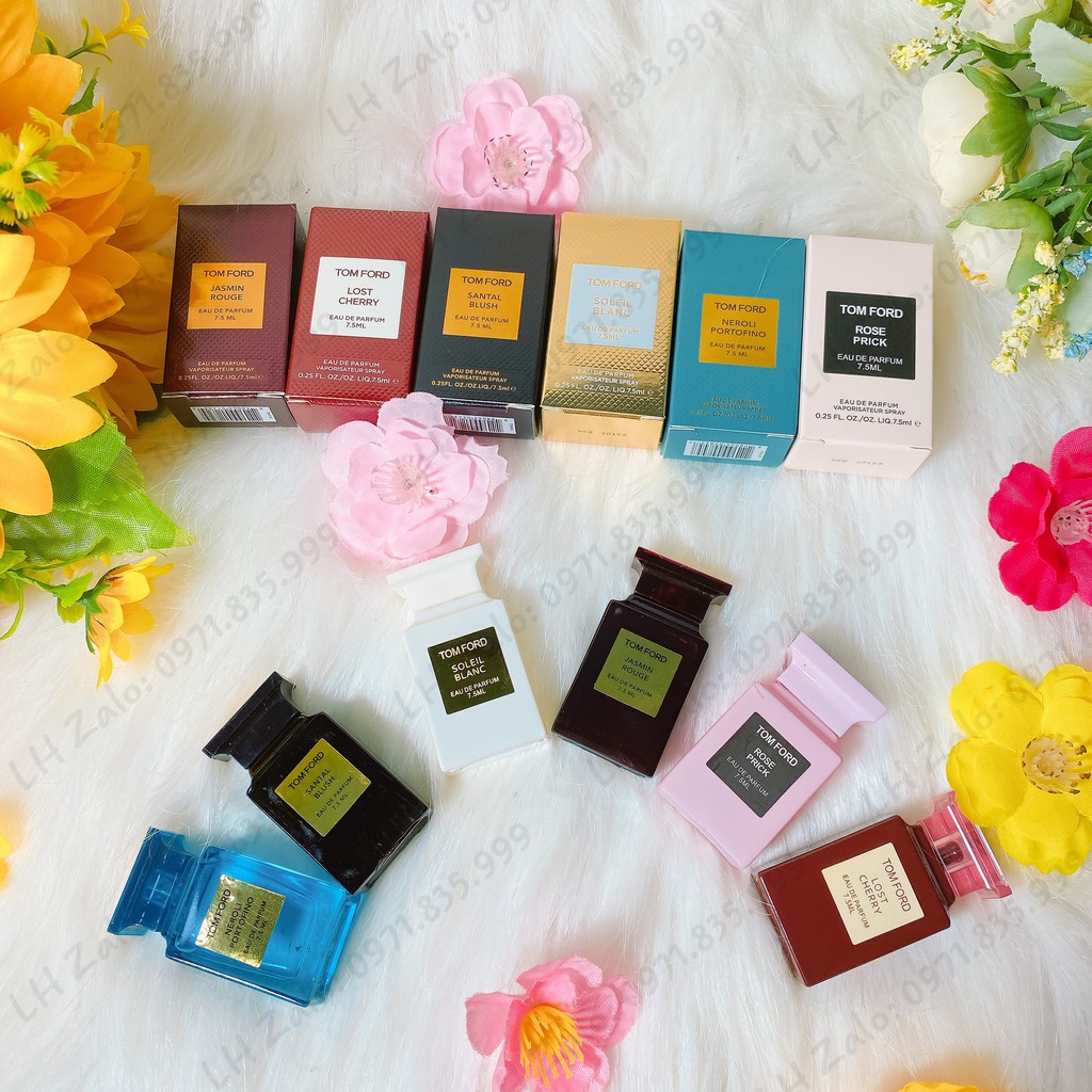 Nước Hoa Tom Ford Mini, Tom ford Lost Cherry 7.5ml Đủ Nam Nữ, Nước Hoa Chính Hãng Đủ Bill