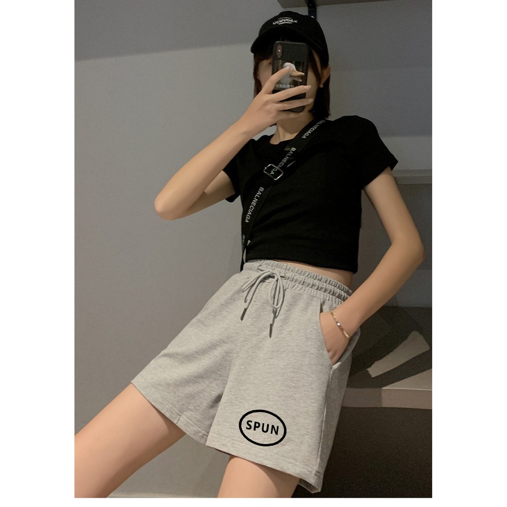 [Có Size Từ 28Kg - 85Kg] Quần Short Nữ Hình Thêu - Quần Đùi Nữ, Vải Cotton Qs Spun