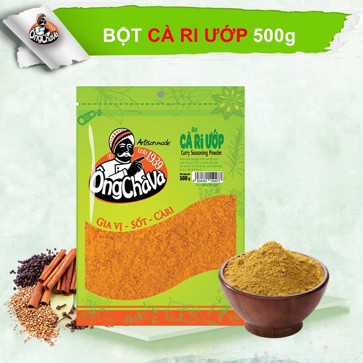 Bột Cà Ri Ướp Ông Chà Và 500gram (Curry Seasoning Powder) - (Bột Cari)