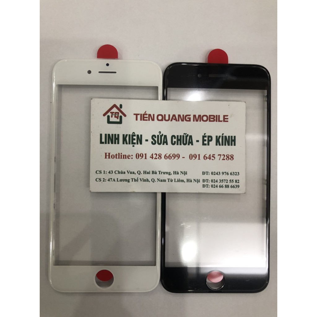 Kính Iphone 6 liền ron seal trắng, seal xanh