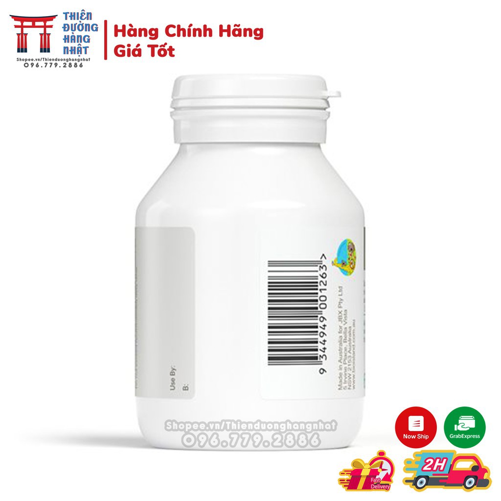 [HÀNG CHÍNH HÃNG] Vitamin DHA Bio Island CHO BÉ hộp 60 viên - Úc [Date 8/2023] Mẫu Mới Michi