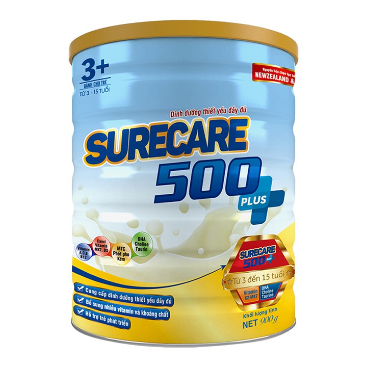 Sữa bột Surecare 500 plus 3 400g