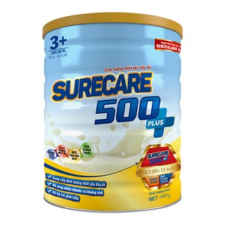 Sữa bột surecare 500 plus 3 400g