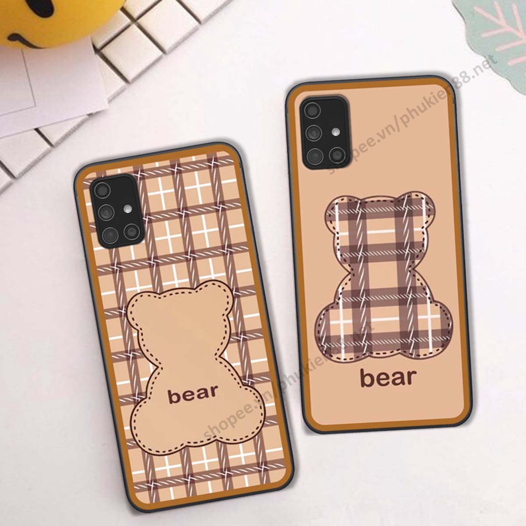 Ốp lưng Samsung A31 / A51 / A71 ốp điện thoại LineBear, bé tóc xù, hoa siêu đẹp