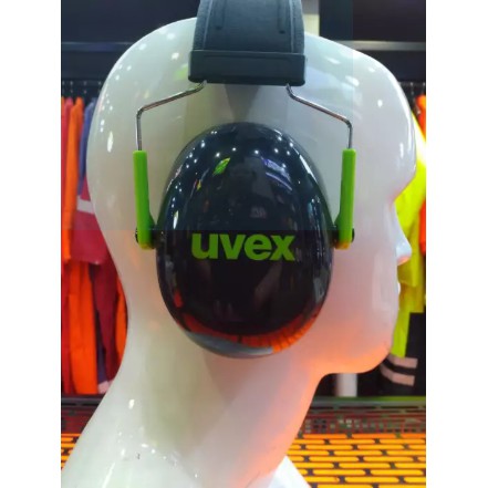 Chụp tai chống ồn thời trang cá tính UVEX 2600001 K1 Earmuff 28dB (chống ồn đi máy bay, tàu xe, động cơ máy móc)