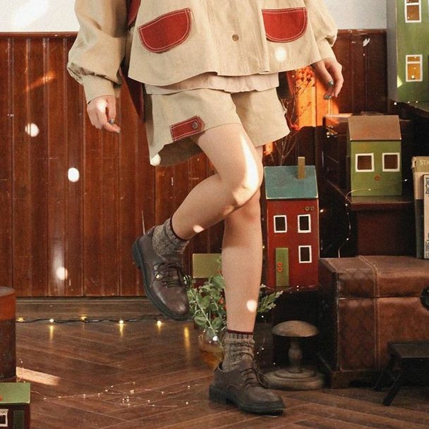 Quần ngắn Katsuji Shorts Magenta Vintage