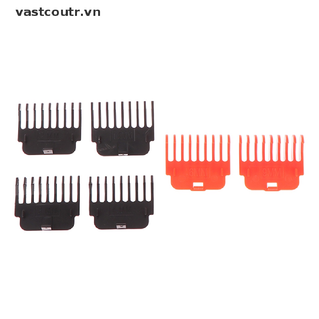 Set 2 / 4 Lược Hướng Dẫn Cắt Tóc T9 1.5mm 2mm 3mm 4mm 6mm 9mm