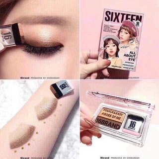 PHẤN MẮT Màu mắt 2 line Sixteen 16 brand Hàn quốc