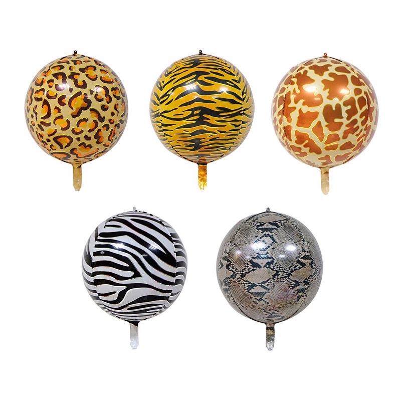 Bóng 4D 22inch hoạ tiết thú