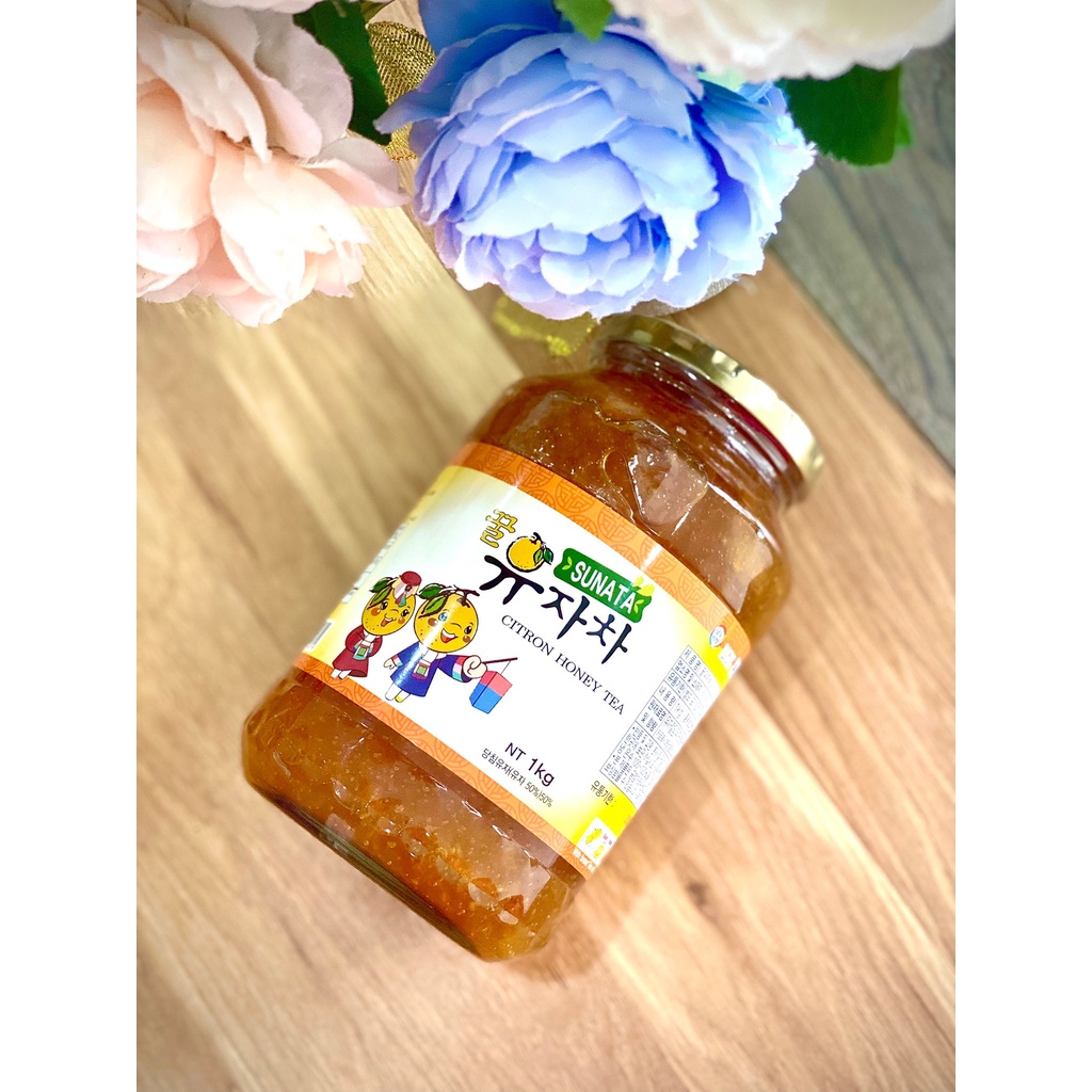 Mứt Chanh Mật Ong Hàn Quốc Citron Honey Tea Hũ 1kg [ Tốt Cho Sức Khoẻ ]