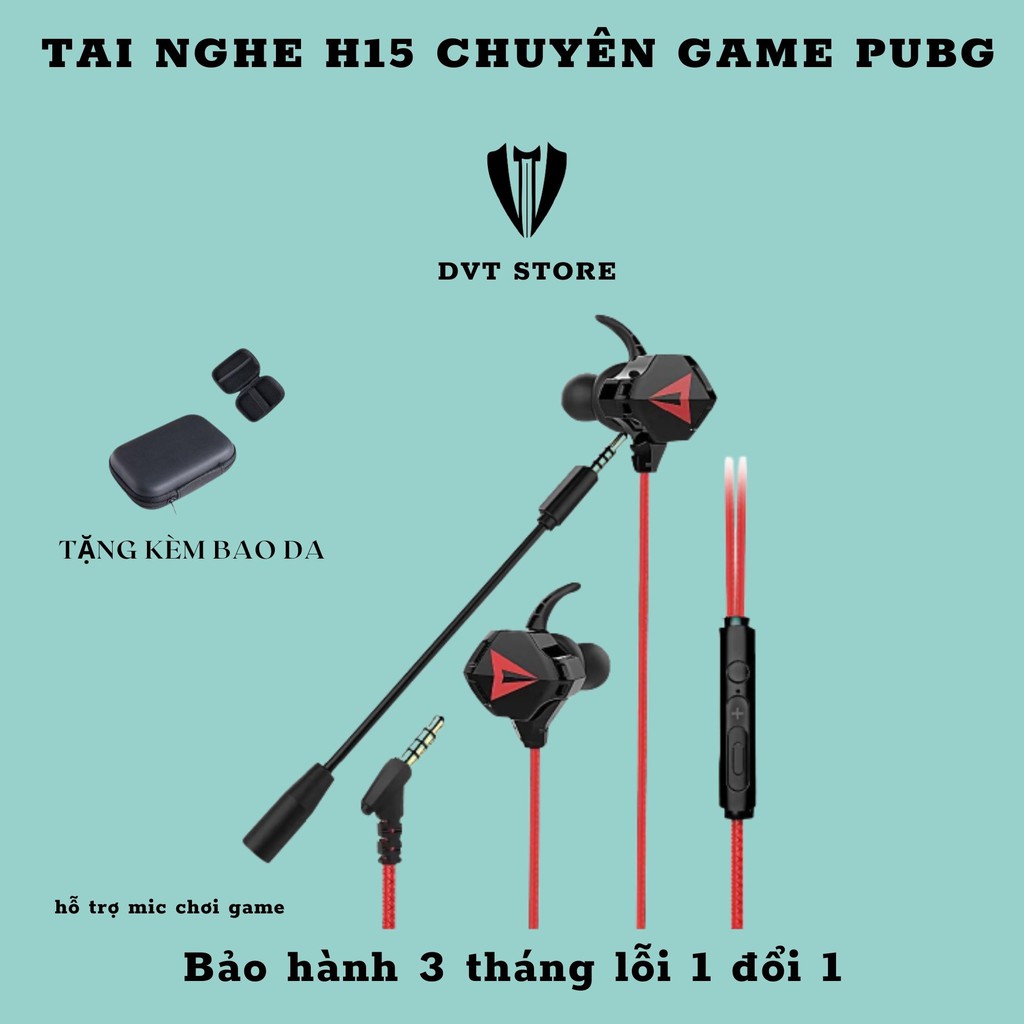 Tai Nghe Chính Hãng H15 - Chuyên Game Không Vọng Mic