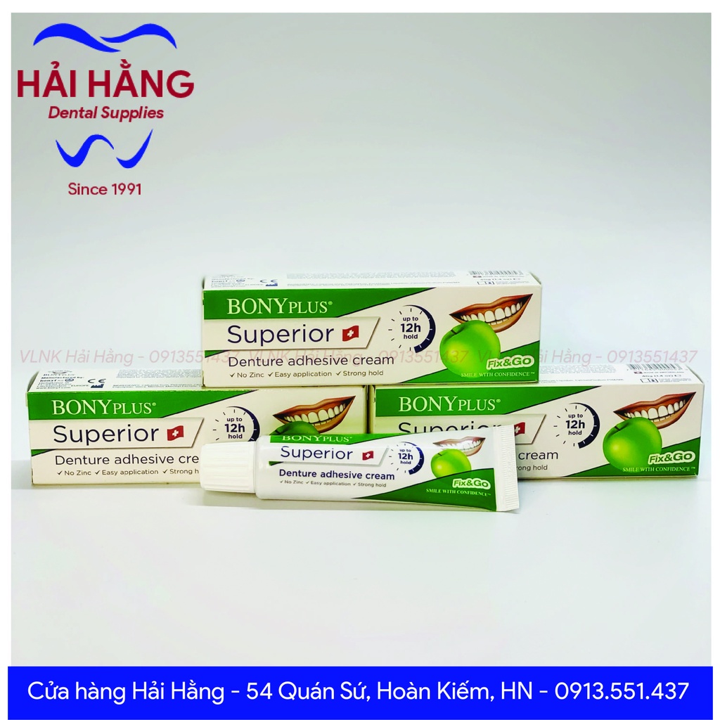 Keo dán hàm giả Bony Plus 40g