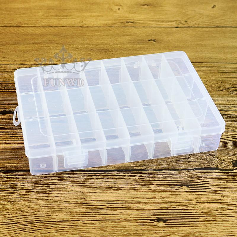 10/15/24 Compartments Plastic Box Jewelry Bead Storage Container DIY Organizer