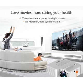 Máy Chiếu LED mini projector tiên tiến mini bỏ túi thế hệ mới 2021 UC28C Độ Sáng 50 Lumens Dùng Cho Gia Đình