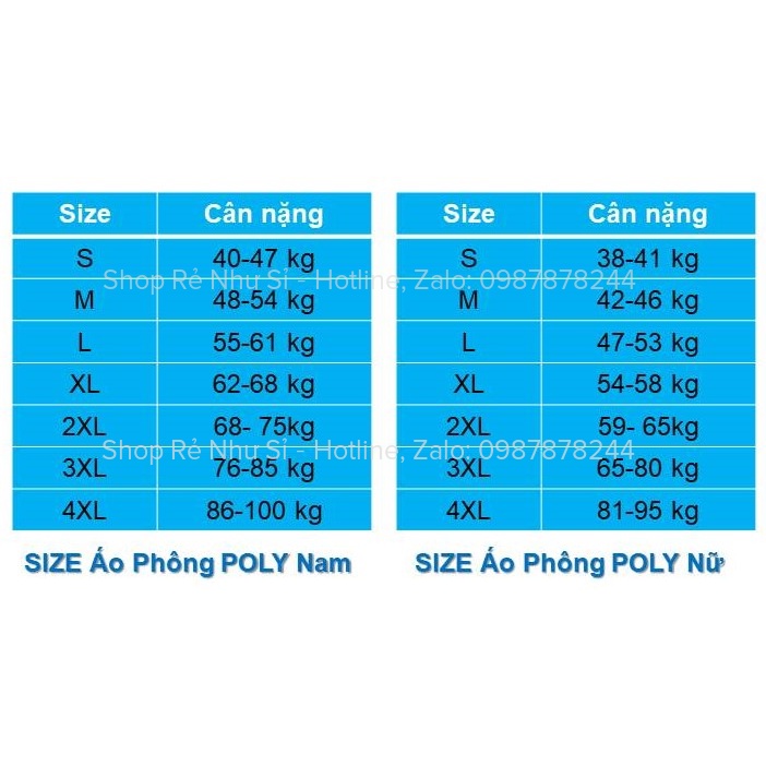 Áo phông đoàn Poly Nam và Nữ, áo đoàn