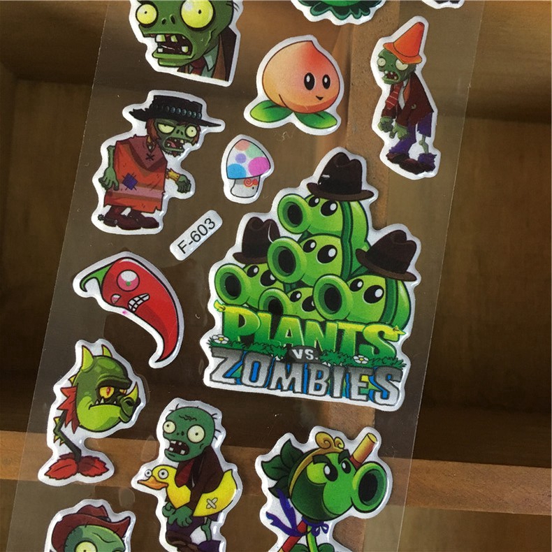 Set Sticker Dán Trang Trí Hình Game Plant Vs Zoombies | BigBuy360 - bigbuy360.vn