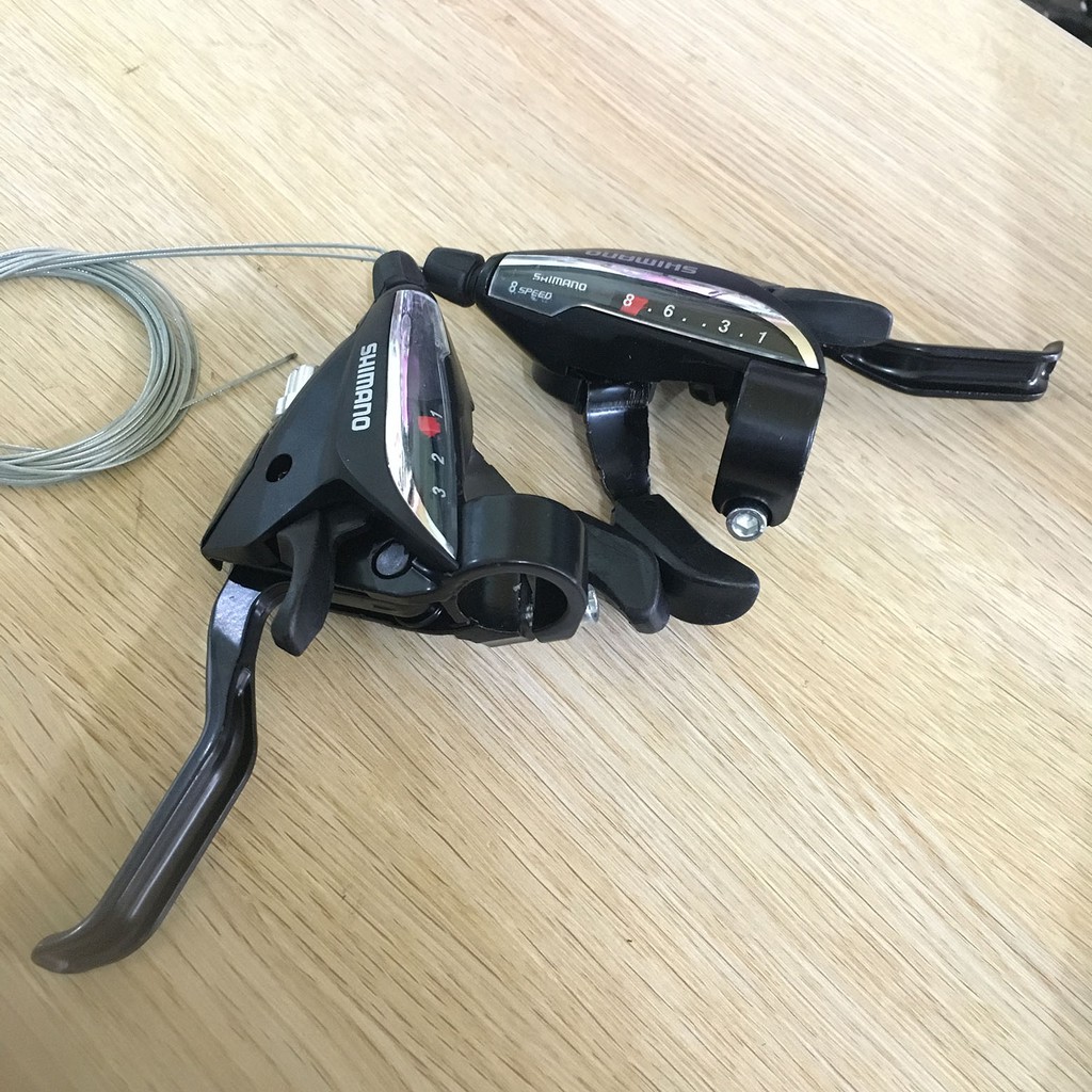 Tay đề xe đạp Shimano ST-EF65 3x8 Speed