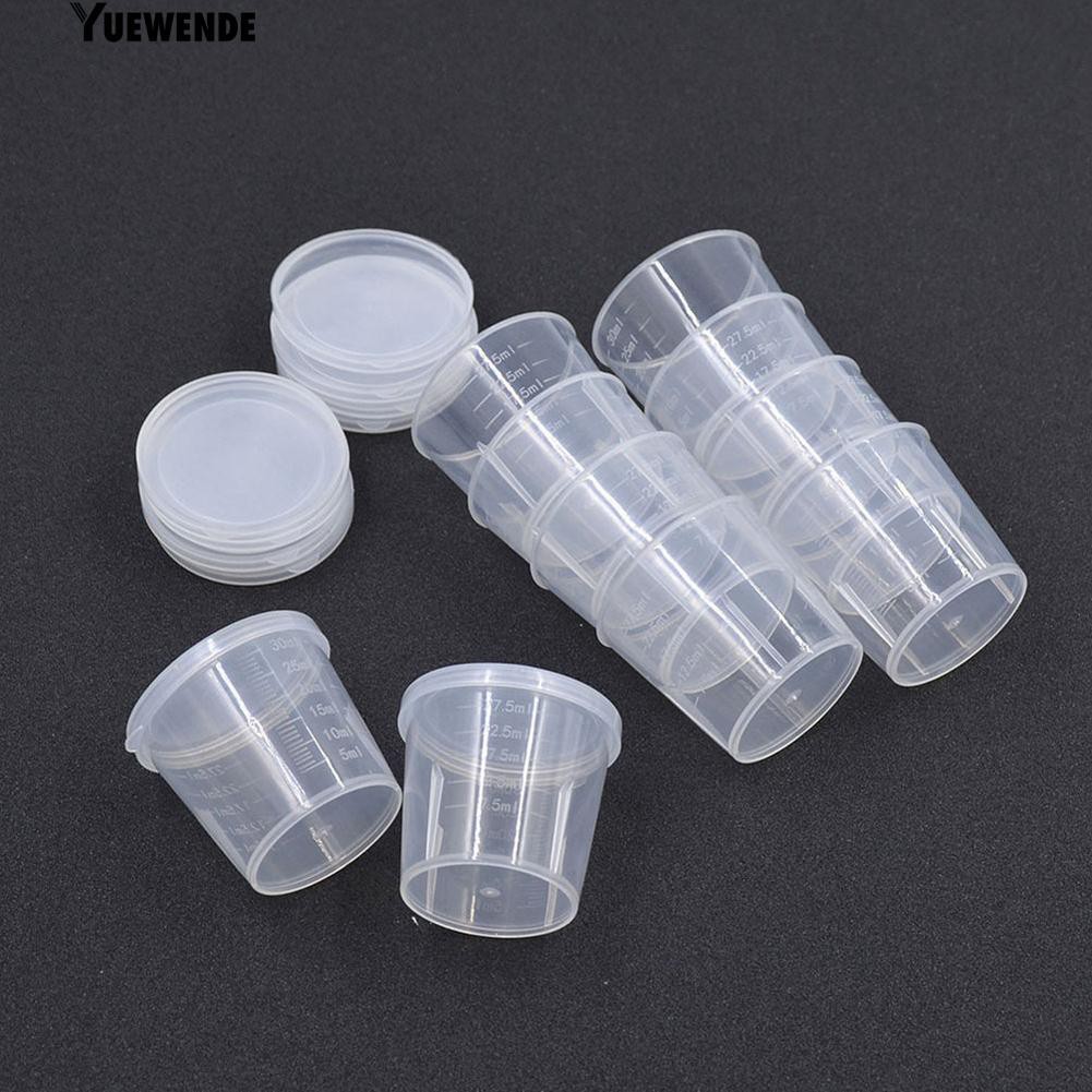 10 cốc nhựa PP dùng để đo lường tiện dụng