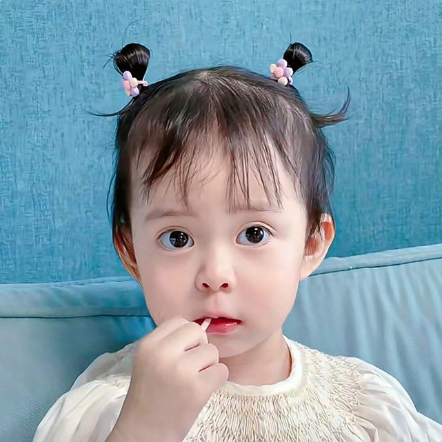 Set 10 chun buộc tóc vòng nhỏ thun buộc tóc mix mẫu đáng yêu cho bé CH08