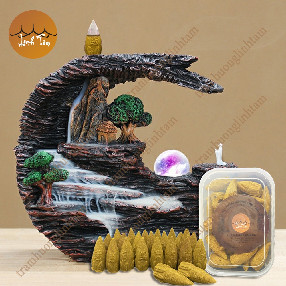 Một hộp trầm hương Linh tâm 45 nụ, trầm hương phong thủy