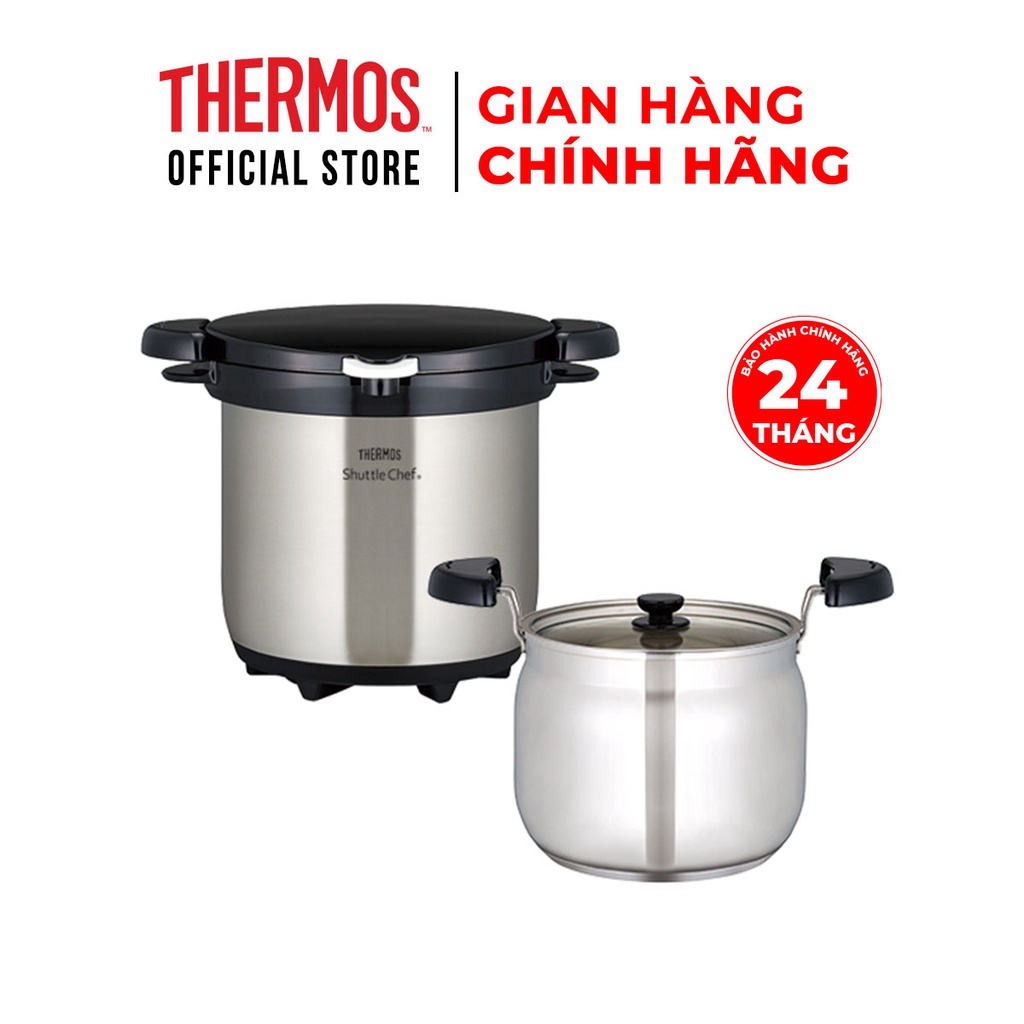 Nồi ủ Thermos số 1 Nhật Bản, KBG-4500-CS 4.5L màu bạc, hàng chính hãng, bảo hành 24 tháng.