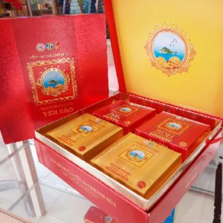 Bánh trung thu Yến sào KHÁNH HÒA Hộp 4 bánh 200g (2 thập cẩm + 2 nhân ngọt mềm)