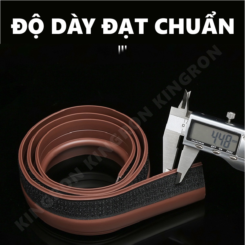 Thanh dán chân cửa chống côn trùng, cách âm, phù hợp mọi loại cửa ⭐ Nẹp ron tháo dời chặn khe hở KINGRON