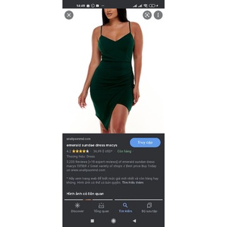 Đầm tiệc ngắn Emerald Sundae - web 1tr2