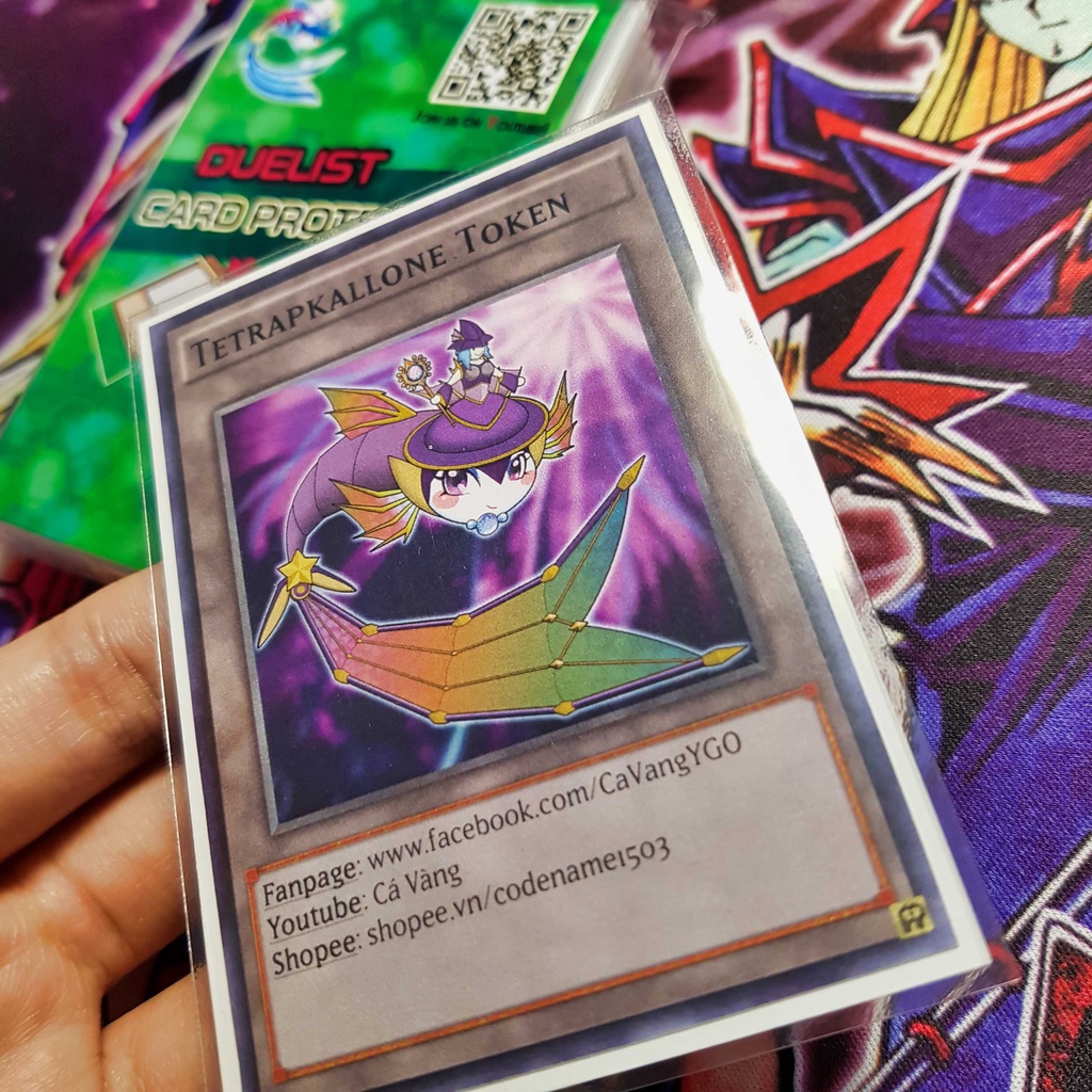 Bọc bài Cá Vàng dành cho card YUGIOH kích thước tiêu chuẩn