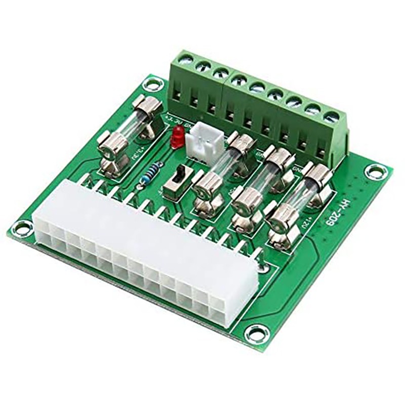 DC Bo Mạch Nguồn 24 / 20-pin Atx + 3.3v + 5v - 12v + 12v + 5v