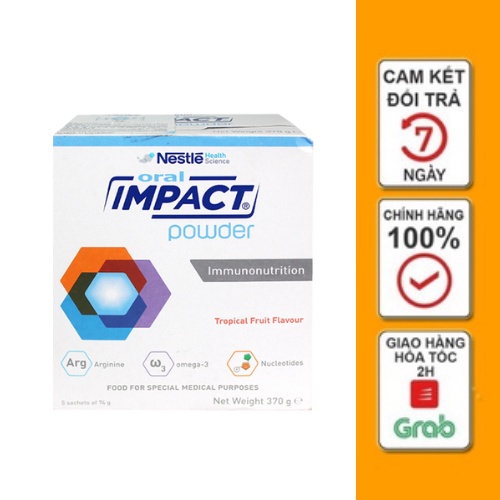 Sữa Oral Impact Powder dinh dưỡng cho người ung thư hộp 370gr